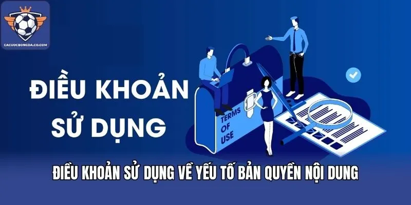 Điều khoản sử dụng về yếu tố bản quyền nội dung