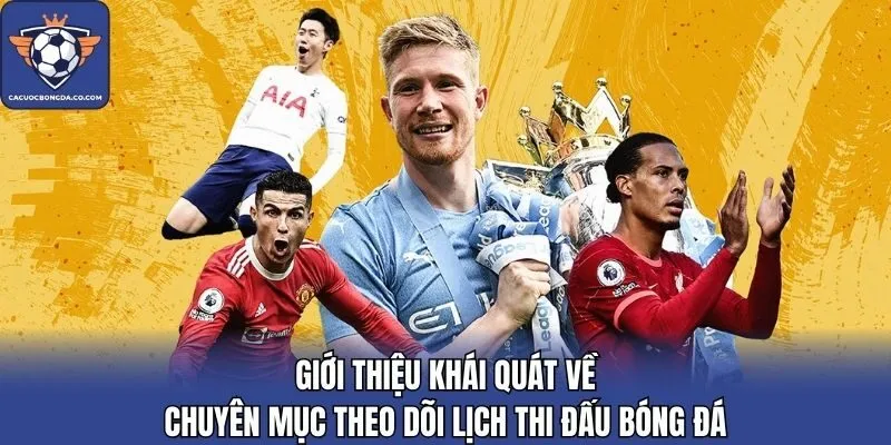 Giới thiệu khái quát về chuyên mục theo dõi lịch thi đấu bóng đá