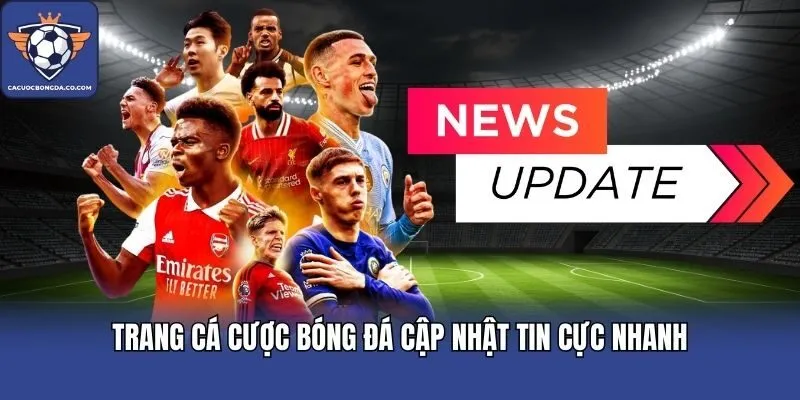 Trang Cá cược bóng đá cập nhật tin cực nhanh