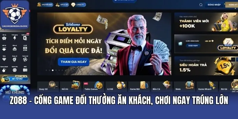 ZO88 - Cổng Game Đổi Thưởng Ăn Khách, Chơi Ngay Trúng Lớn